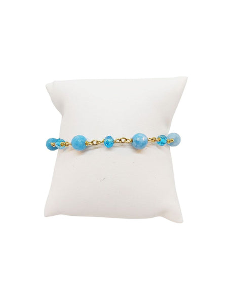 Bracciale Amazzoniti e Cristalli Turchesi