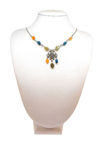 Collana Deco Agate Miste e Labradoriti
