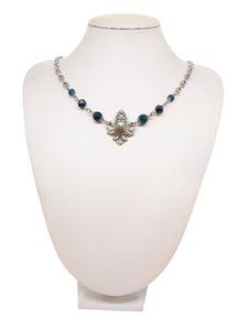 Collana Liberty Agate Blu Ottanio