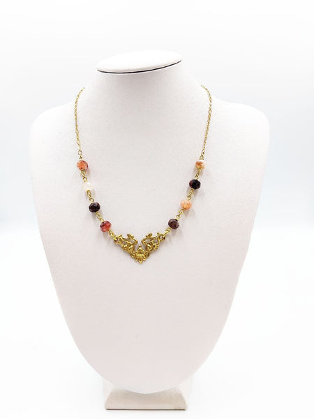 Collana Liberty Quarzi Rosa Misti