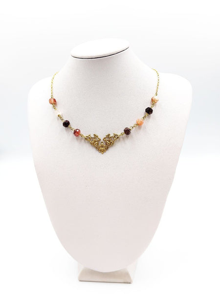 Collana Liberty Quarzi Rosa Misti