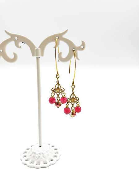 Orecchini Liberty Agate Rubino